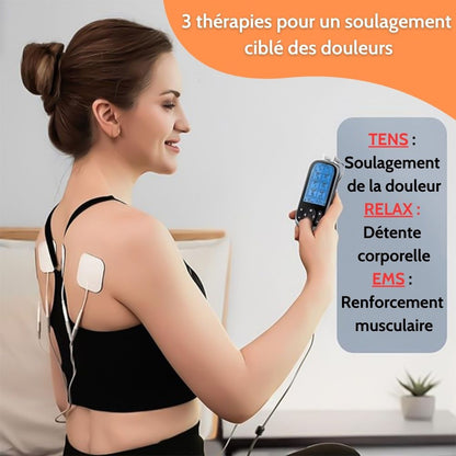 TensTherapy｜Appareil de massage thérapeutique par TENS, EMS et acupuncture.