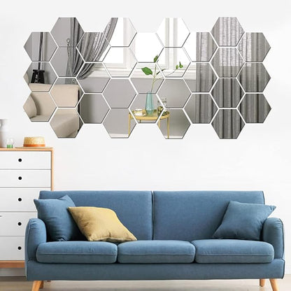 Miroirs hexagonaux flexibles 3D