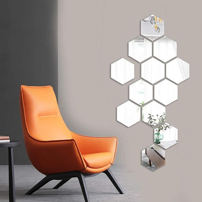 Miroirs hexagonaux flexibles 3D